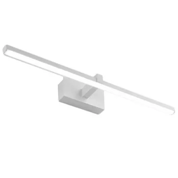 Sieninis LED šviestuvas virš veidrodžio, 40 cm, baltas