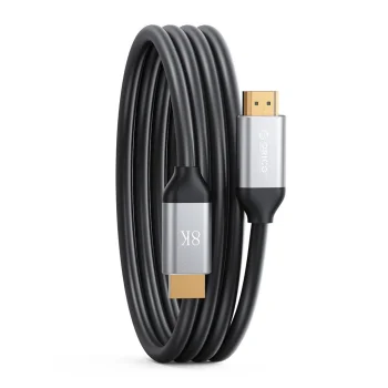 Orico H8Y1 HDMI 2.1 8K 60 Hz kabelis 2 m, juodas