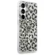 Guess IML Leopard Triangle MagSafe Case for Samsung Galaxy S26, Black