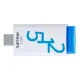 USB atmintinė Philips Click Series 512 GB USB-C 3.2 Gen 1, balta / oranžinė