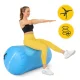 Inflatable Gymnastics Roller 4FIZJO Air Barrel 100 x 75 cm, Blue