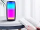 Belaidis Bluetooth garsiakalbis su RGB apšvietimu ir FM radiju, juodas