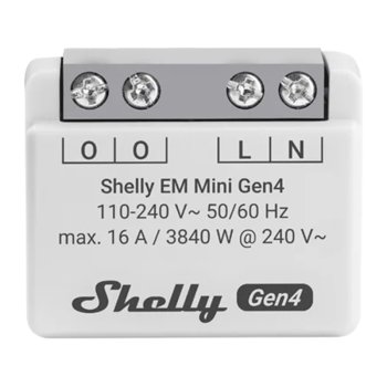 Išmanusis elektros skaitiklis Shelly EM Mini Gen4 Wi-Fi / Matter