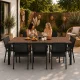 Multigarden Didelis sodo stalas 180x90 cm, rudas