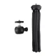 Lankstus mini trikojis Puluz PU435 su 360° rutuline galvute ir 1/4\" sriegiu, juodas