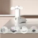 Rankinis ventiliatorius Jisulife Handheld Fan Life8 su 2000 mAh baterija ir žibintuvėliu, baltas