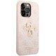 Guess iPhone 15 Pro Max Case 4G Big Metal Logo, Pink