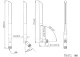 5G NR antena 617-960 / 1710-2690 / 3300-3800 MHz, 3 dBi, 18 cm