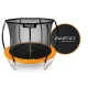 Sodo batutas su vidiniu tinklu ir kopėčiomis Neo-Sport 312 cm (10Ft), oranžinis