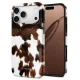 Dėklas Tech-Protect Lamano MagSafe skirtas iPhone 18 Pro / 17 Pro, baltas ir rudas
