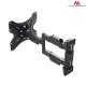 Maclean MC-742 TV ir monitoriaus sieninis laikiklis 13-55\", 30kg, juodas