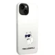 Karl Lagerfeld Silicone Choupette MagSafe dėklas, skirtas iPhone 14 Plus, Baltas