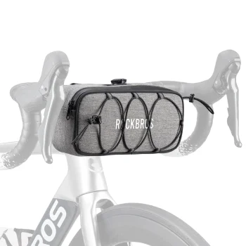 Rockbros TL001 ROAD TO SKY 1.9L Waterproof Handlebar Bike Bag - Gray