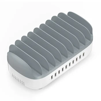 Orico DUK-10P-V1 išmanioji įkrovimo stotelė, 10 x USB-A, balta