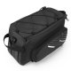 Wozinsky Bike Pannier Rack Bag with Shoulder Strap 9L, Black