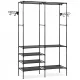 Pastatoma drabužių kabykla Massido 686600, juoda