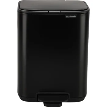 Brabantia Bo pedalinė šiukšliadėžė 4 l, matinė juoda