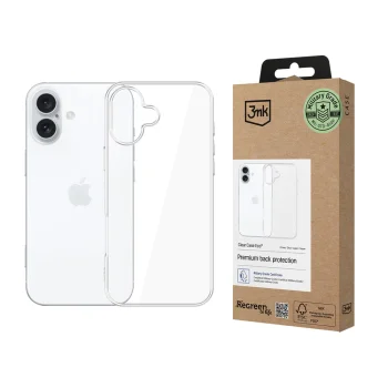 Dėklas 3Mk Protection Clear Case Eco, skirtas Apple iPhone 16 Plus, skaidrus