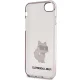 Karl Lagerfeld Ikonik Choupette dėklas iPhone 7/8/SE rožinis