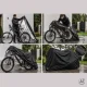 Vandeniui atsparus dviračio ir motorolerio uždangalas 200 x 70 x 110 cm