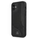 Mercedes iPhone 12 mini Case Perforated Area, Black