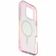 Uniq Iridescia Magclick Charging dėklas, skirtas iPhone 16 Pro, rausvas