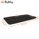 Ruhhy XXL Shoe Drip Tray with Raised Edges, Black