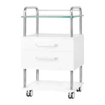 Podiatry Trolley Cart 6052, White