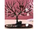 Jewellery Tree Stand Organiser with Ring Tray, Deer Antler Design, Black