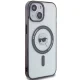 Karl Lagerfeld dėklas iPhone 15 Plus telefonui IML Karl`s Head MagSafe, skaidrus