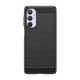 Lankstus dėklas telefonui Samsung Galaxy M54 su anglies pluošto raštu, juodas
