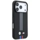 BMW M Quadrille Kevlar MagSafe dėklas telefonui iPhone 17 Pro / 18 Pro, juodas