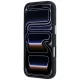 Dėklas Karl Lagerfeld Grained Heads Metal MagSafe, iPhone 17 / 18 Pro Max, juodas