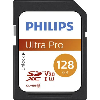 Philips 128 GB SDXC atminties kortelė UHS-I U3 V30 A1