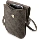Guess 4G Stripe Phone Handbag, Brown