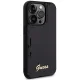Guess dėklas iPhone 13 / 13 Pro modeliams Sequin Script Metal, juodas