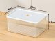 Airtight Food Storage Container with Lid, 2.5L, White