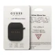 „Guess“ silikoninis dėklas „Apple AirPods 1 / 2“, juodas