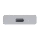 M.2 NVMe SSD išorinis dėklas Lexar LPAE06N 10Gbps USB-C, sidabrinis