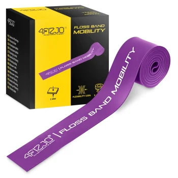 4FIZJO Floss Band Compression Rehabilitation Exercise Band 1 mm, Purple