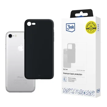 Apsauginis dėklas 3mk Matt Case skirtas iPhone 7 / 8, juodas