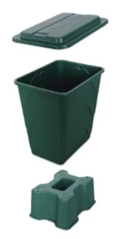 Stand for Square Water Tank 240L, 69 x 53 x 30 cm, Green