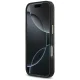 „Guess Leopard Glitter MagSafe“ dėklas „iPhone 17 Pro Max“, juodas