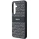DKNY Mono Stripe & Metal Logo dėklas, skirtas Samsung Galaxy S24+, juodas
