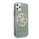 Guess 4G Circle Glitter dėklas iPhone 11 Pro Max, chaki