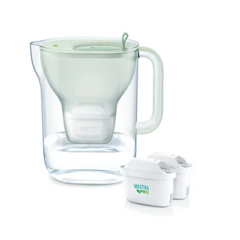 Vandens filtravimo ąsotis Brita Style eco, 2.4 l, su 2 MAXTRA PRO kasetėmis, šviesiai žalias