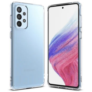 Telefono dėklas Ringke Fusion Matte skirtas Samsung Galaxy A73, skaidrus