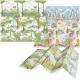4Fizjo Jungle and Camping Double-Sided Educational Play Mat, 200x180 cm