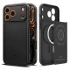 Spigen Thin Fit Mag dėklas, skirtas iPhone 17 Pro Max, juodas