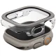 Uniq Voute dėklas su stiklu Apple Watch Ultra 49 mm, sidabrinis